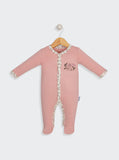 Baby jumpsuit dusty rose