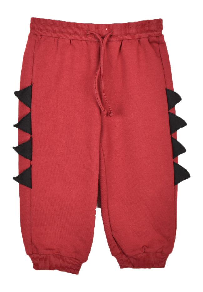 Gami - 2-delige set sweatshort bordeaux - Alisé kids