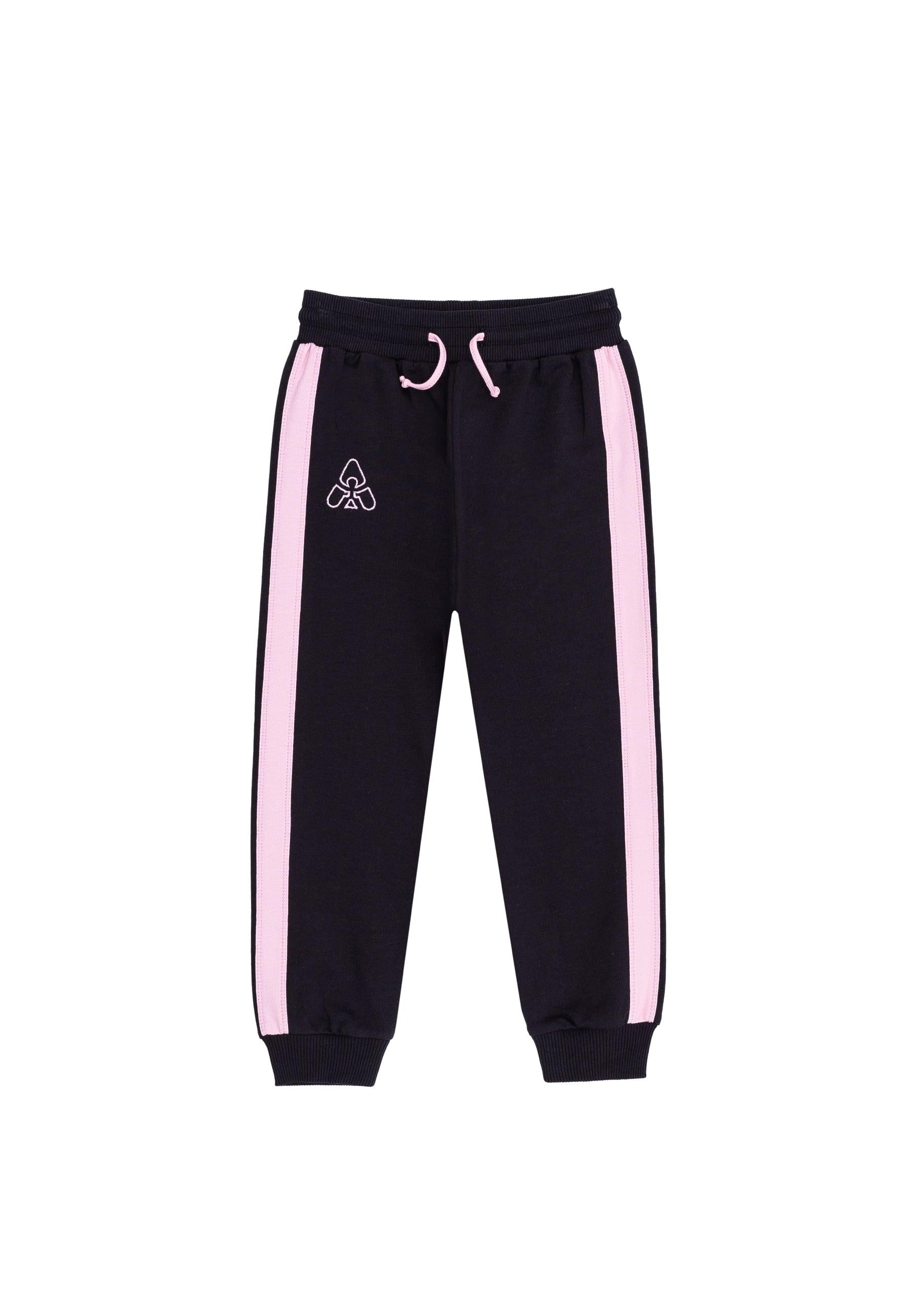 Gami - Joggingpak met roze zijstreep - Alisé kids