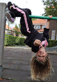 Gami - Joggingpak met roze zijstreep - Alisé kids