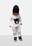 Unisex baby jumpsuit 🐨 wit