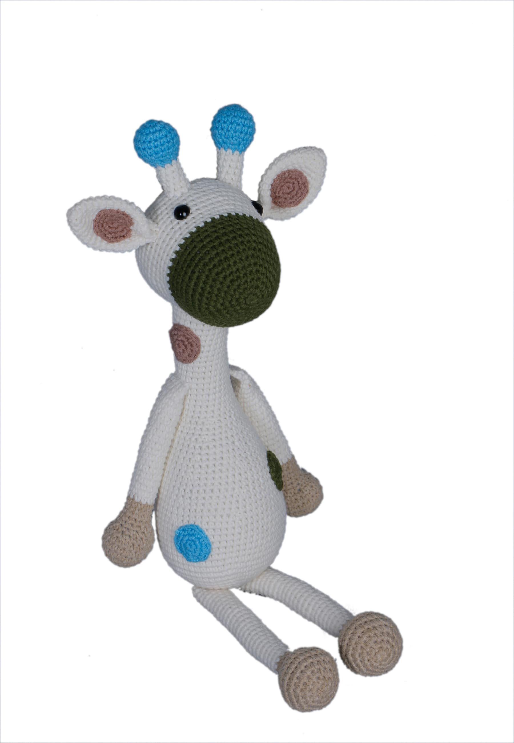 Handmade gehaakte knuffel giraffe
