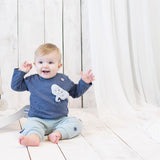 Organicera - Biologische katoenen baby broek grijs - Alisé kids