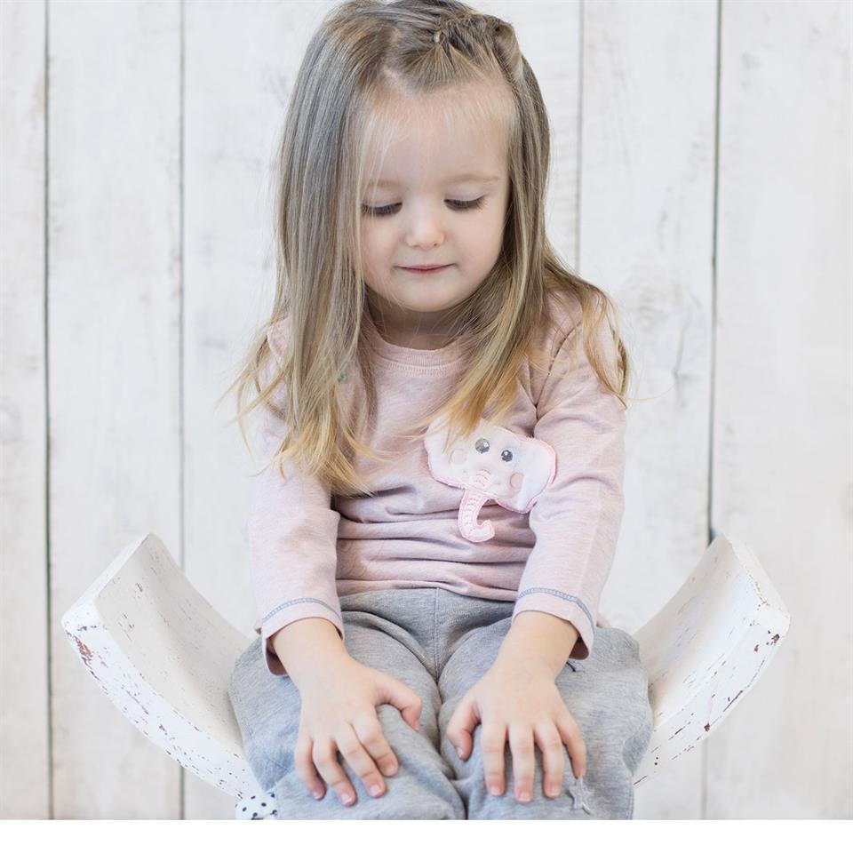 Organicera - Organic sweatshirt met lange mouwen roze - Alisé kids