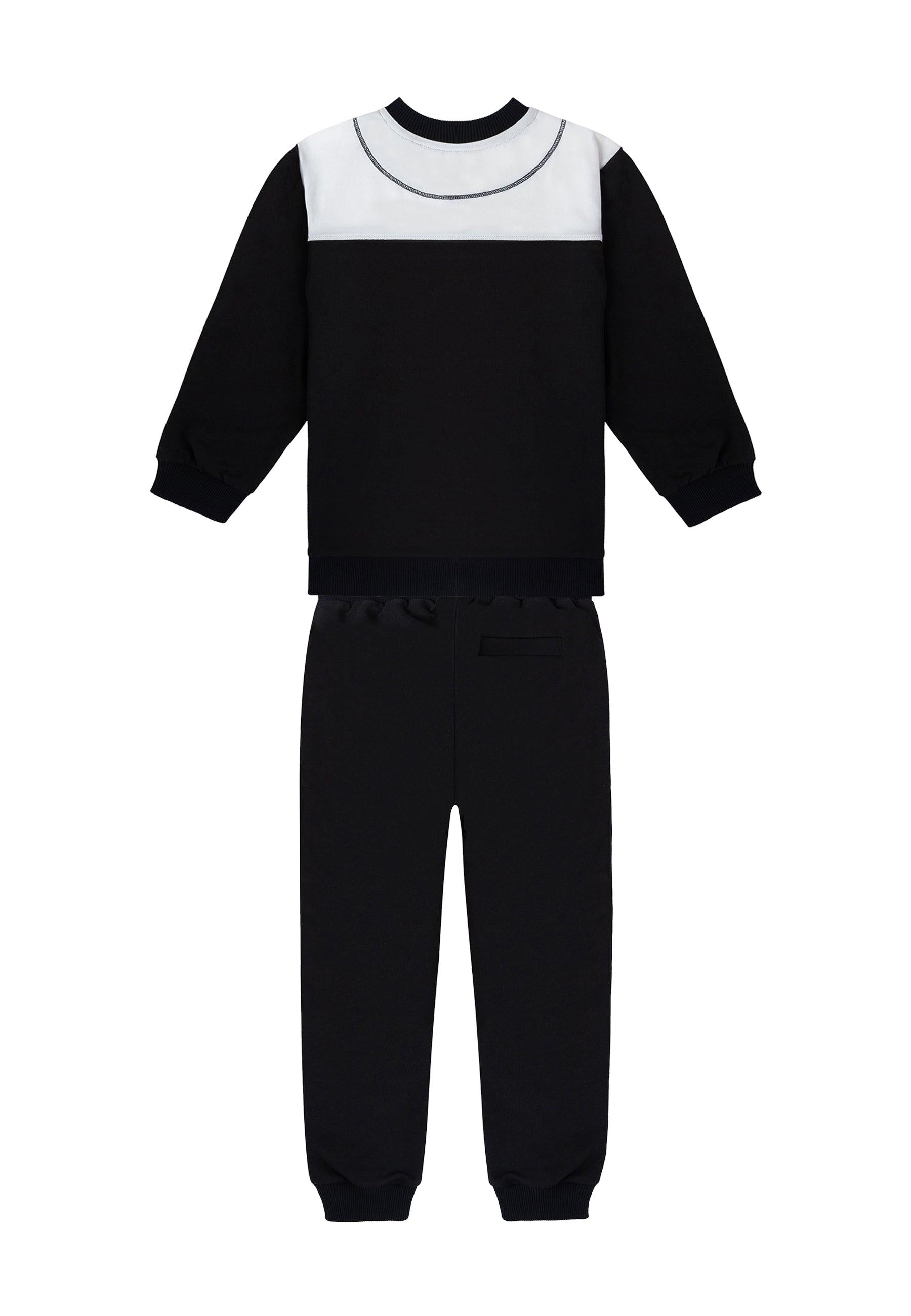 Gami - Unisex joggingpak met wit zijstreep - Alisé kids