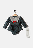 alisé - 2-delige stippen print romper jurk inc. maillot - Alisé kids