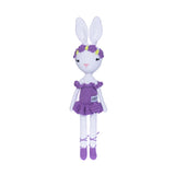 handmade gehaakte knuffel konijn paars kleur