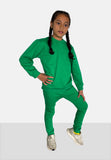 Gami - Joggingpak unisex groen - Alisé kids