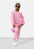 Jogginghose aus Baumwolle pink